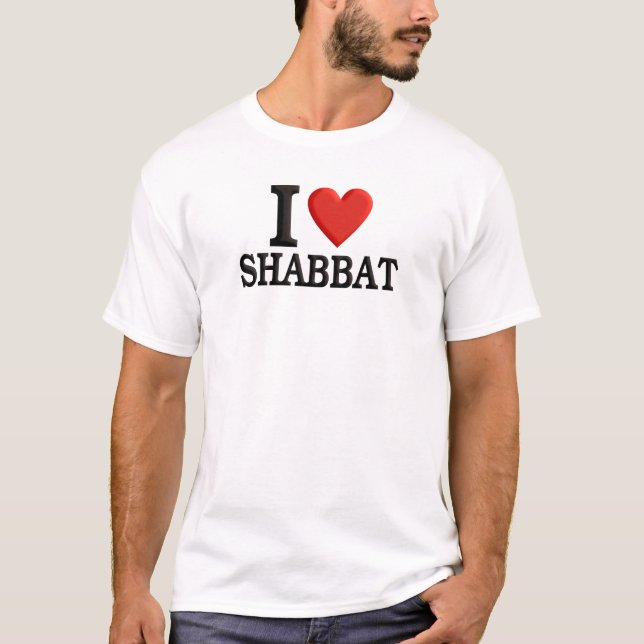 I love Shabbat T-Shirt (Front)