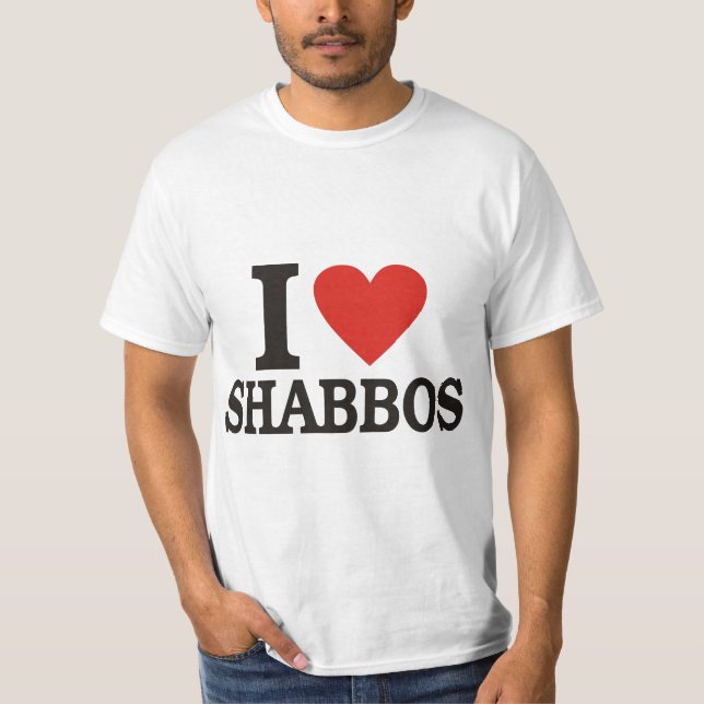 I love Shabbos T-Shirt (Front)