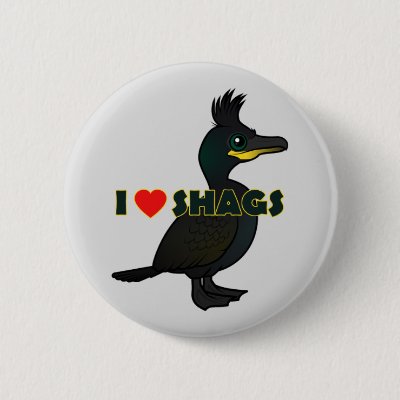 I Love Shags Button