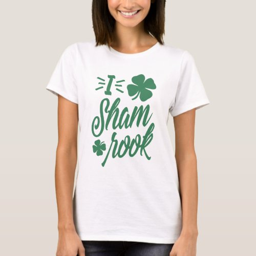 I Love Shamrock T_Shirt