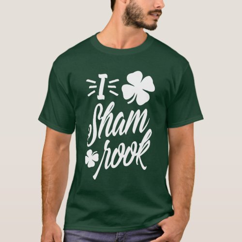 I Love Shamrock T_Shirt
