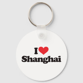I Love Shanghai Keychain
