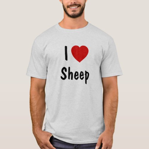 I Love Sheep T_Shirt