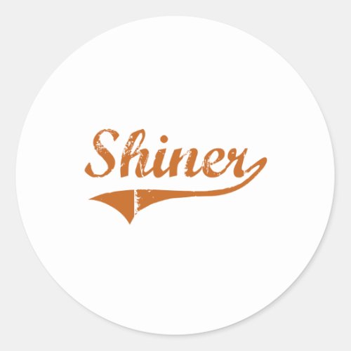 I Love Shiner Texas Classic Round Sticker