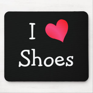 I Love Shoes Mouse Pad
