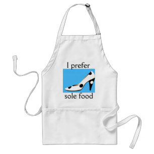 I Love Shoes Sole Food Adult Apron