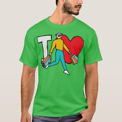 I Love Shopping T_Shirt