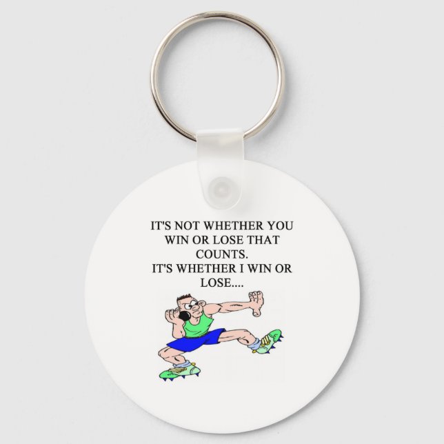 i love shot put keychain (Front)