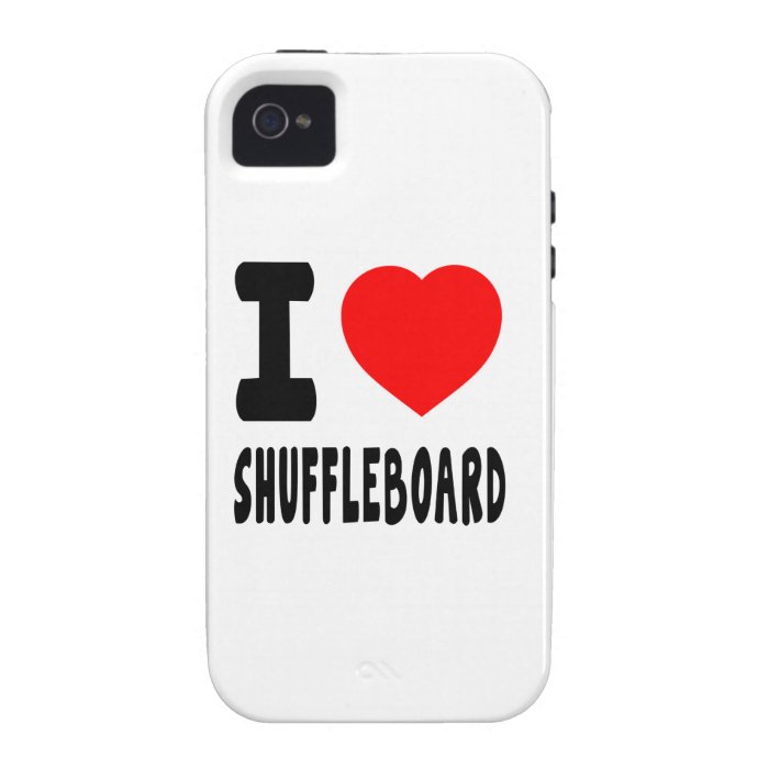 I Love Shuffleboard iPhone 4/4S Cover