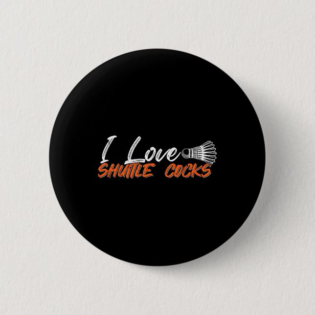 I Love Shuttle S 2  Button (Front)