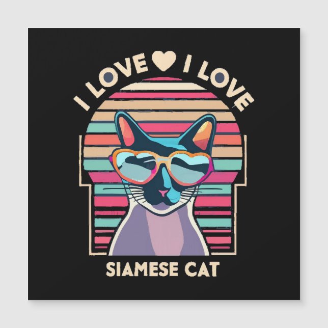 I love Siamese cat (Front)