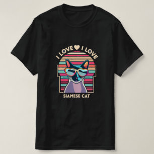 I love Siamese cat T-Shirt