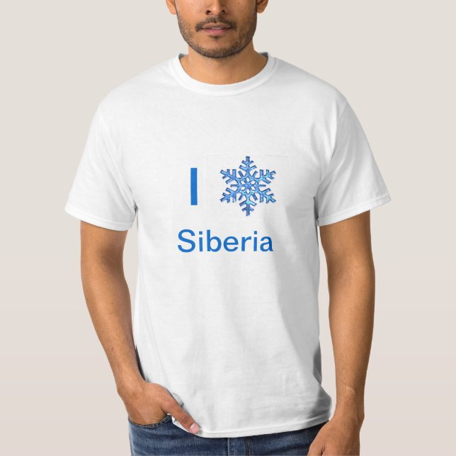 I love Siberia Tshirt (Front)