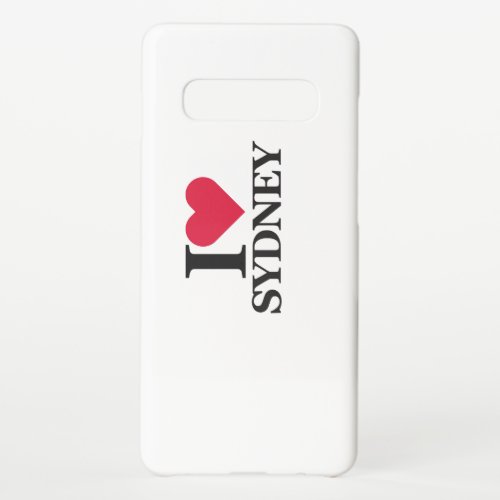 I love Sidney Samsung Galaxy S10 Case