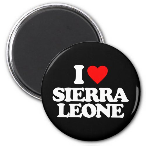 I LOVE SIERRA LEONE MAGNET