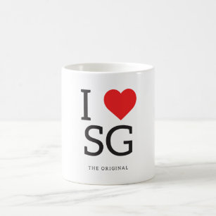 I Love Singapore   I Heart SG Mug