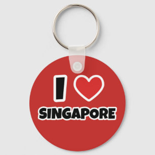 I love Singapore Keychain