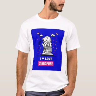 Merlion T Shirts T Shirt Designs Zazzle