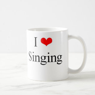 I Love Singing Coffee Mug
