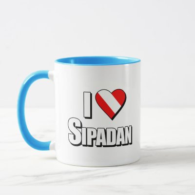 I Love Sipadan Diving Mug