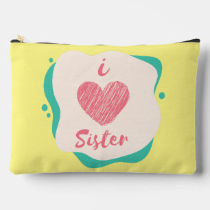 i love sister accessory pouch