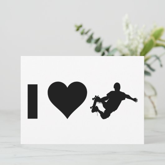 I Love Skateboarding (Standing Front)