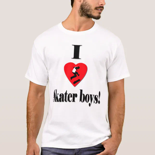 I love skater boys TShirt Zazzle