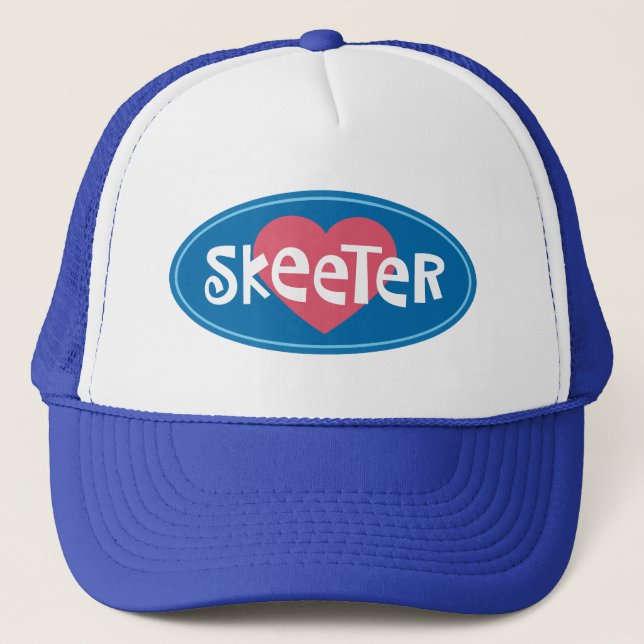 I Love Skeeter Trucker Hat (Front)