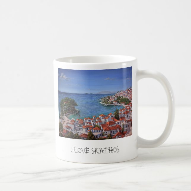 'I LOVE SKIATHOS' mug (Right)
