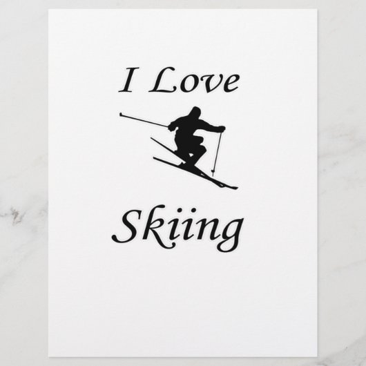 I Love Skiing (Front)