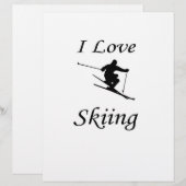 I Love Skiing (Front/Back)