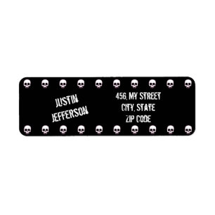 I Love Skulls Label