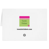 I Love Skunks (2) Cards (Back Horizontal)