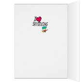 I Love Skydiving Cards (Inside (Left))