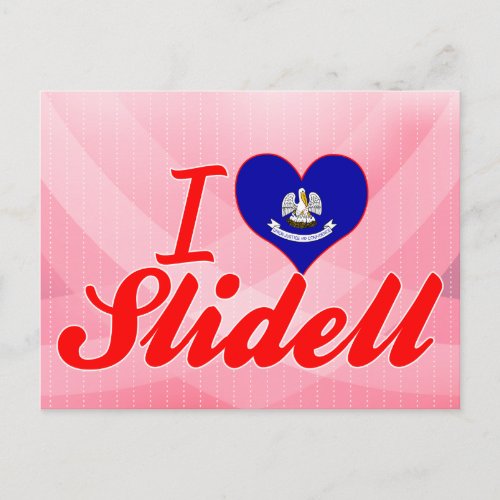 I Love Slidell Louisiana Postcard