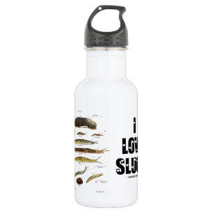 I Love Slugs (Naturalist / Nature) Water Bottle