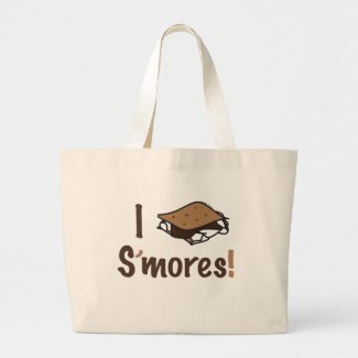 I Love S'mores Giftware Large Tote Bag