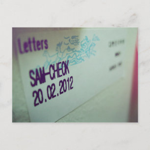 I Love Snailmail - Letter From Korea Postcard