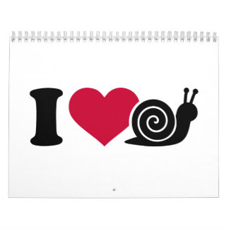 I love Snails Calendar