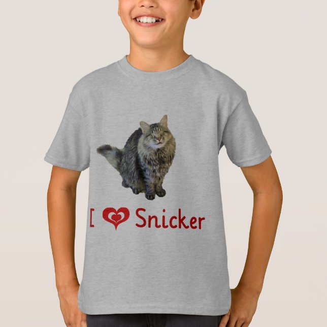 I love Snicker Sweet shirt (Front)