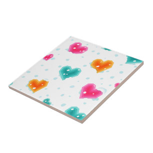 I love snow Christmas Ceramic Tile