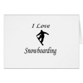 I Love Snowboarding (Front Horizontal)