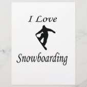 I Love Snowboarding (Front)
