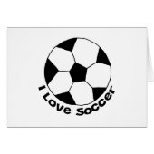 I Love Soccer (Front Horizontal)