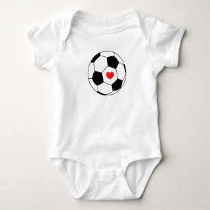 I love soccer ! baby bodysuit
