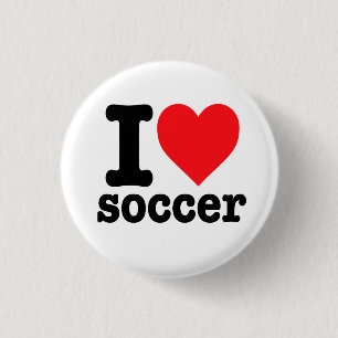 "I love soccer" Button