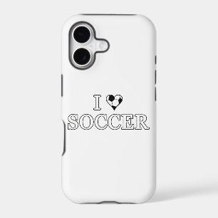 I Love Soccer iPhone 17 Case
