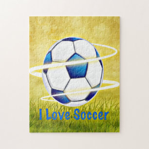 I Love Soccer Jigsaw Puzzle