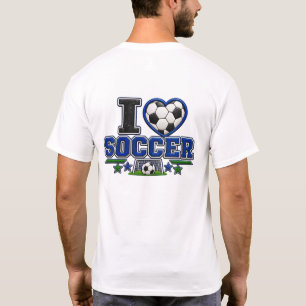 I Love Soccer Men’s T-Shirt Soccer Lover Sports