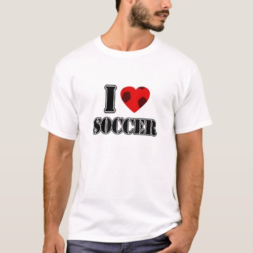 I Love Soccer T_shirt